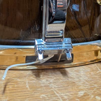 Canopus Zelkova exotic wood 14X6.5" Snare Drum image 4