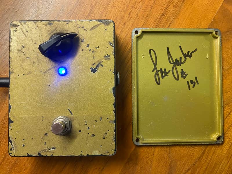 Lee Jackson SIGNED LIMITED EDITION GOLD Mr. Springgy Reverb Pedal circa 2007 image 1