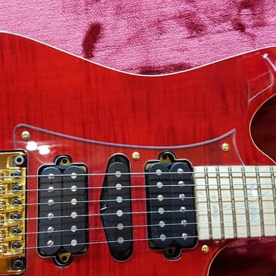 Ibanez RG8550MZ J-Custom Red Spinel Dimarzio Edge Zero FR HSH Electric Guitar image 7
