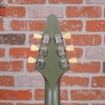 Gibson Flying V Tribute Olive Drab 2021 w/OHSC image 10