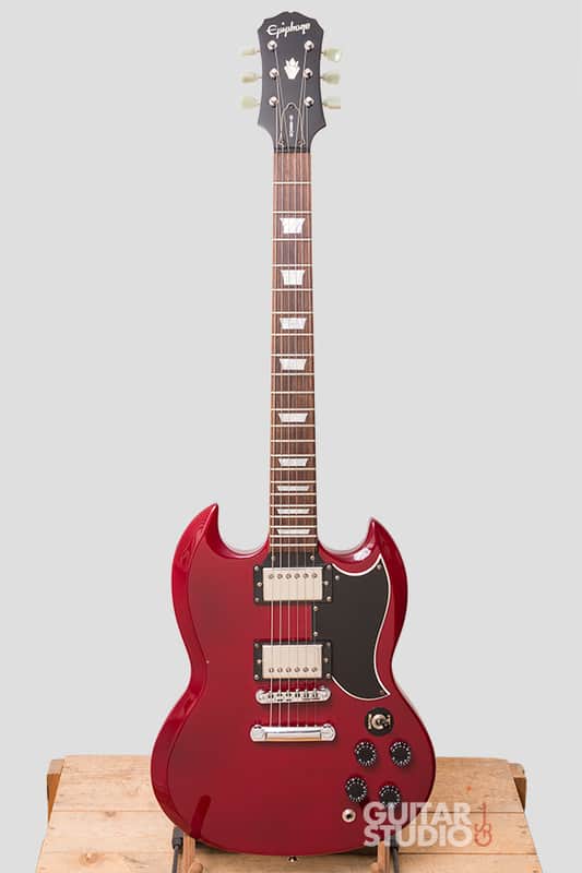 Epiphone SG Czech G-400 1990s Cherry | Reverb