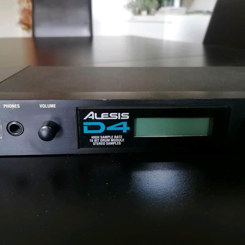1990s Alesis D4 Drum Module Black