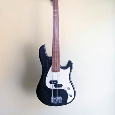 Sandberg California VS4 Lionel 30″ Short Scale Bass, Roasted Maple Neck 2020 Matte Black, Soft Aged image 1