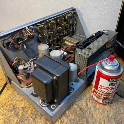 1976-Evans MA-100 Deluxe Vocal Mixer with large reverb tank image 21