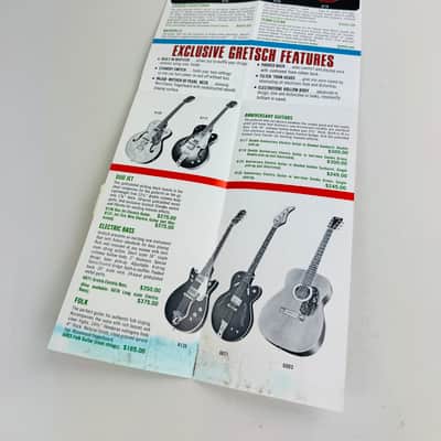 Gretsch "Step Up to a Gretsch" Foldout Mailer 1967 image 3