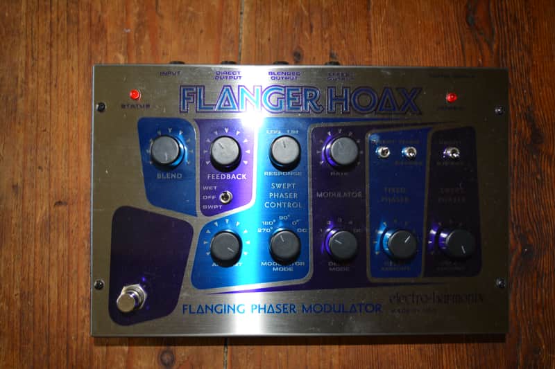 Electro-Harmonix Flanger Hoax Flanging Phaser Modulator Pedal