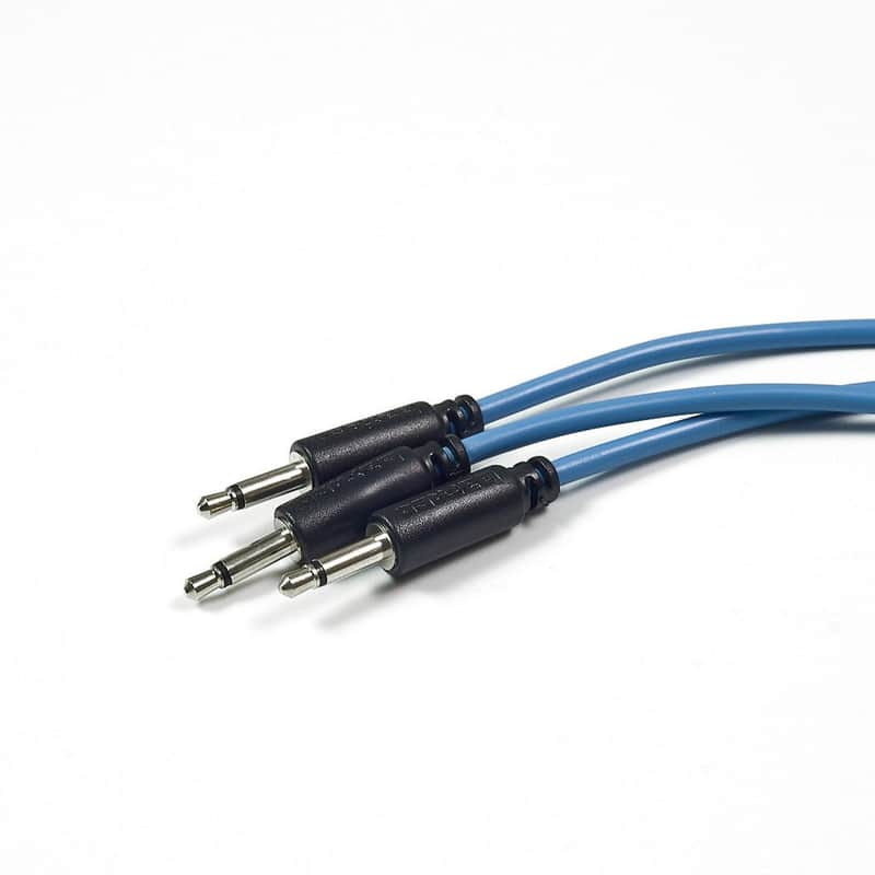 Befaco Patch Cables 120cm, Blue (pack of 3) image 1