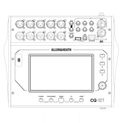 Allen & Heath CQ-12T Ultra-Compact 12in / 8out Digital Mixer image 4