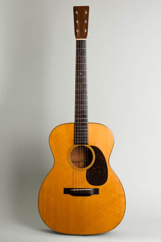 C. F. Martin  OM-18 Flat Top Acoustic Guitar (1931), ser. #46656, black tolex hard shell case. image 1