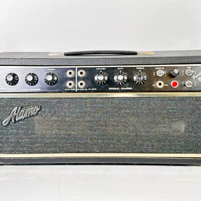 1972 Alamo Model 2575 Paragon Tube Guitar/Bass Amp Head image 2