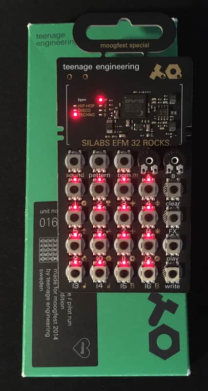 Rare Moogfest Special/Teenage Engineering Silabs EFM32 Rocks #016 of 200 in Box image 1