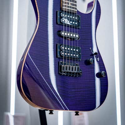 Schecter Sunset Custom II HSH Black Violet image 2