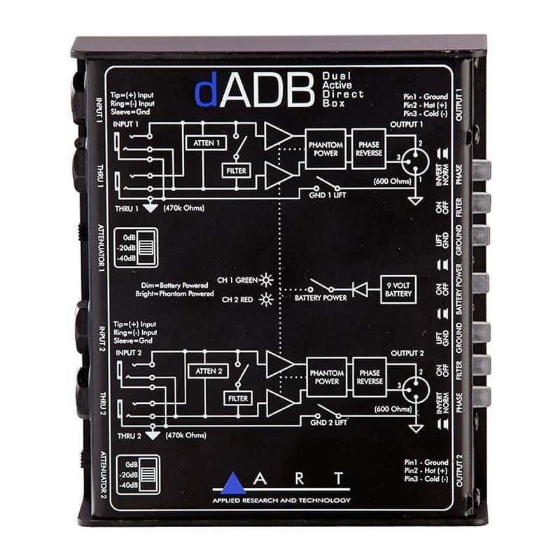 ART DADB Dual Active Direct Box image 1