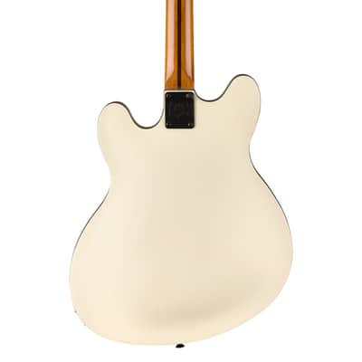 Fender Tom DeLonge Starcaster - Rosewood Fingerboard, Satin Olympic White image 3
