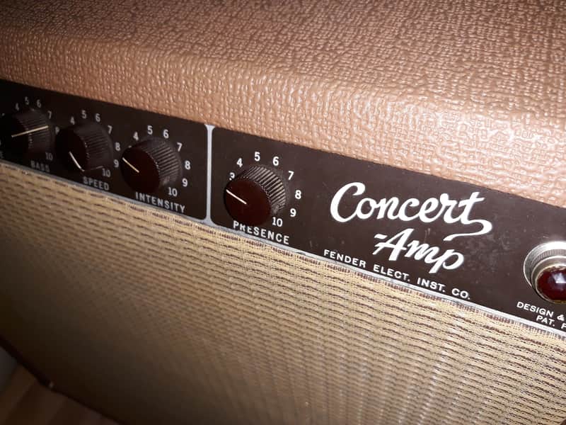 Fender  Concert Amp brownface  1962 Brown image 1