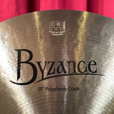 19" Meinl Byzance Traditional Polyphonic Crash Cymbal 1632g *Video Demo* image 5