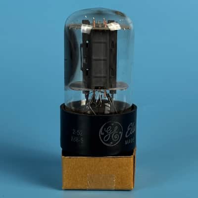 1962 General Electric 6SN7GT Vintage Grey Plated Vacuum Tube! Tests Good! T582 image 4