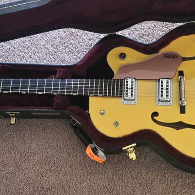 Gretsch G6118T-120th Anniversary 2003 - Bamboo Yellow/Copper Metallic image 10