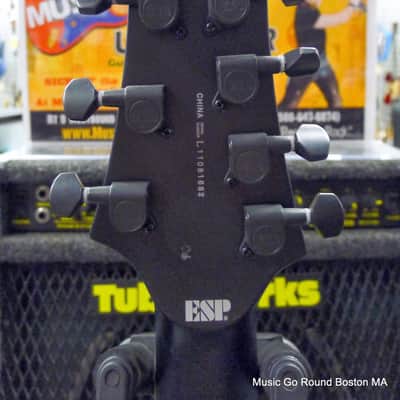ESP LTD V-307 Satin Black FLYING V 7-STRING with EMG pickups! image 9