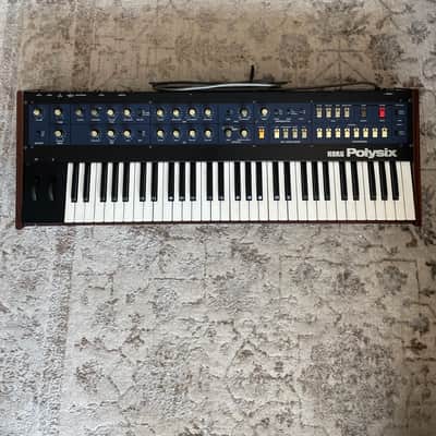 Korg Polysix Vintage Analog Synth – Serviced, New Main Board + Original Board Included 80s