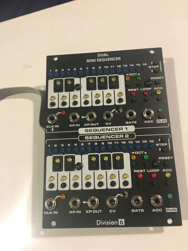 Division 6 Dual Mini Sequencer Eurorack Module image 1