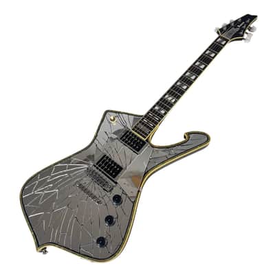 2017 Ibanez PS1CM Paul Stanley Signature Cracked Mirror Iceman image 2