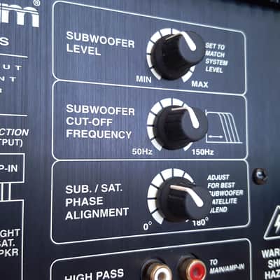 Paradigm PS-1000 V.1 Subwoofer w/ Amp +Speaker Wires +RCA | Reverb