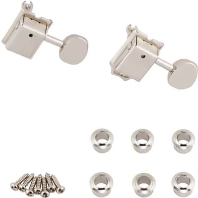 FENDER - Vintage-Style Strat/Tele Tuners Nickel (6) - 0047912049 image 1