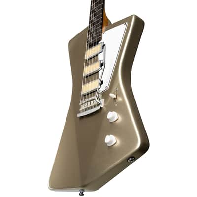 Sterling by Music Man St. Vincent Goldie Electric Guitar, Cashmere image 11