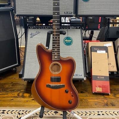 Fender American Acoustasonic Jazzmaster 2021 3-Color Sunburst image 1