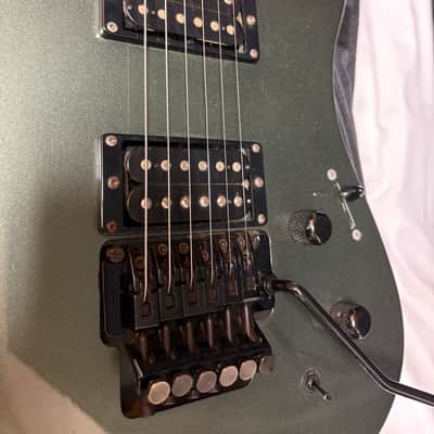 Yamaha RGX 420s? Mist Green Electric Guitar - tremolo - used - w/ Gig Bag image 5