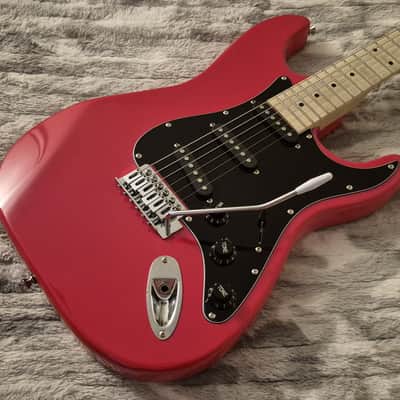 Glarry Stratocaster ST Electric Guitar - Candy Apple Red - Maple Fretboard - Single Coils image 4