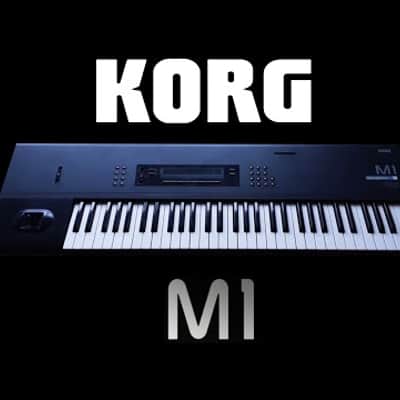 Korg M1 61-Key Synth Music Workstation 1990s