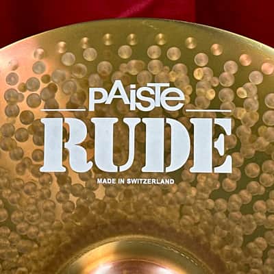 17" Paiste RUDE Thin Crash Cymbal 1296g *Video* image 3