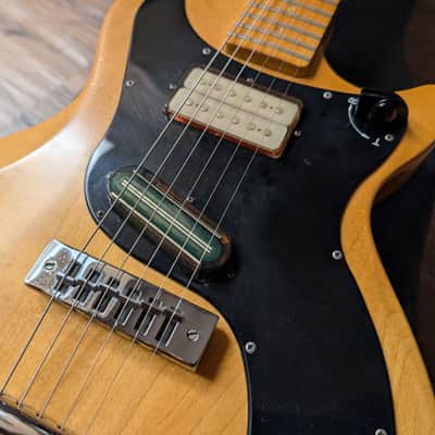 1976 Gibson Marauder Electric Guitar Natural Maple Board Vintage W/Original Hard Case image 5