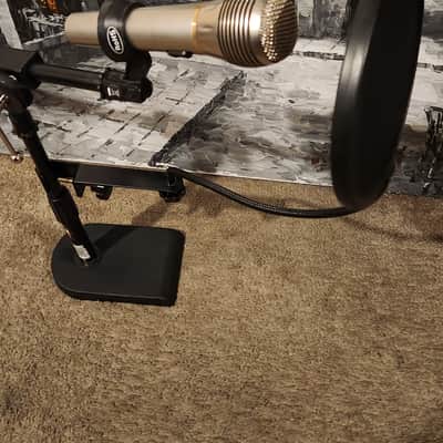Proline Proline MS112 Desktop Boom Mic Stand with pop filter 2000 - Black image 2
