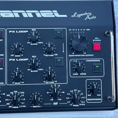 Legendary Audio Gold Channel "STEALTH" Mic Preamp Channel Strip! 1 of 1! image 3
