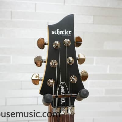 Schecter Demon-6 FR-S Sustainiac - Aged Black Satin image 12