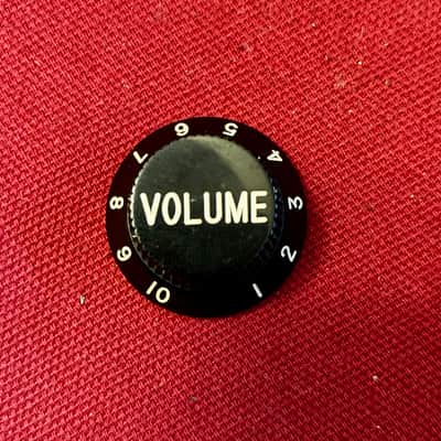 Fender 1979 vintage Stratocaster Volume knob Black strat image 3