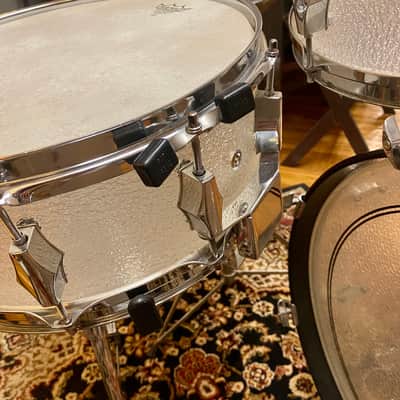 VINTAGE Fibes 1970's Acrylic 22/12/13/14/16/16 + 14" Snare Crystalite Drum Set image 6