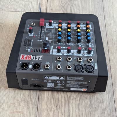 Allen & Heath ZED-6FX Compact 6-Input Mixer with Effects 2019 Black image 3