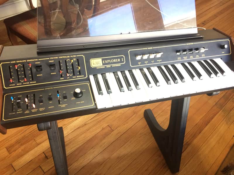 ARP Explorer I 1970's Black & Wood Laminate image 1