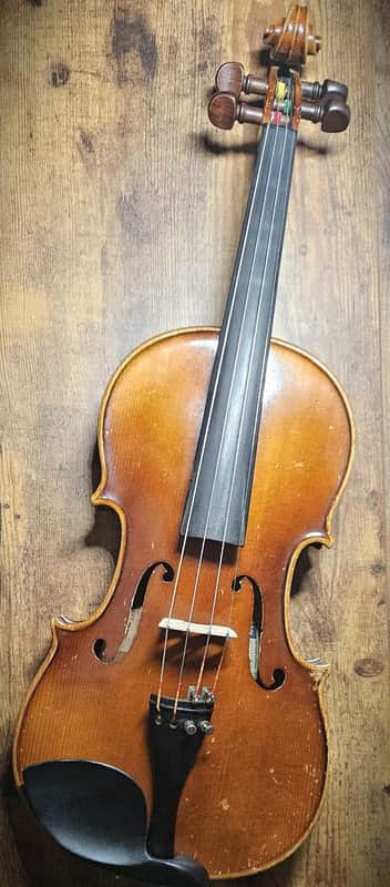 1969 |W. GER| E.R. Pfretzschner 4/4 Violin | Flamed Back | New Custom Bridge | New Zyex | New Bow image 1