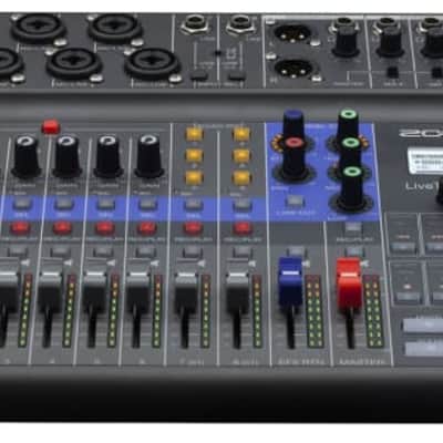 Zoom LIVETRAK L-8 Digital Mixer-Multitrack Recorder with 6 Mic Preamps image 2