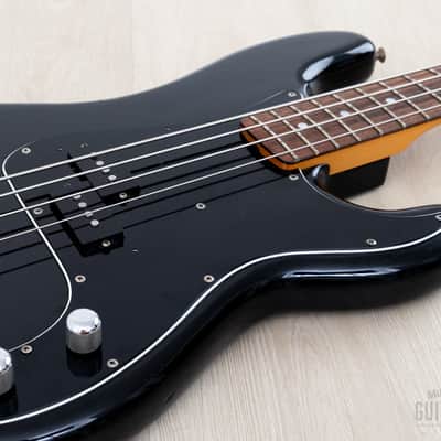 1981 Tokai Hard Puncher PB40 Vintage P Bass Black, Japan image 6