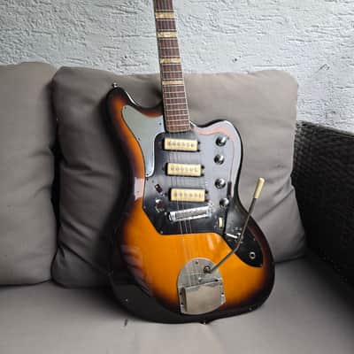Hüttl - Beat Star German Vintage E-Guitar 1965 (similar to Höfner) image 1