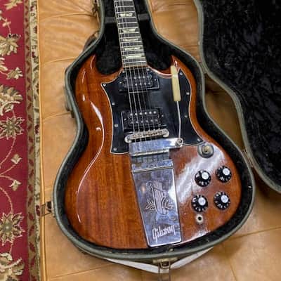 Vintage Gibson SG 1969 - factory Maestro / Walnut image 15