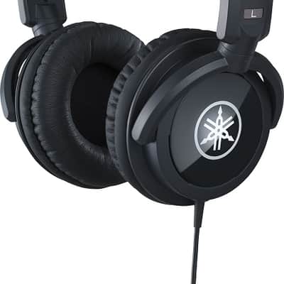 Yamaha HPH-100B Dynamic Closed-Back Headphones BLACK image 7