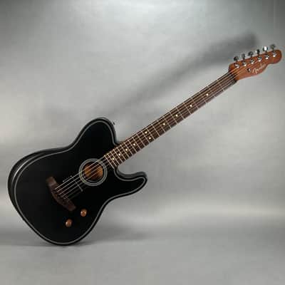 Fender Acoustasonic Standard Telecaster Acoustic-Electric Guitar - Black image 1