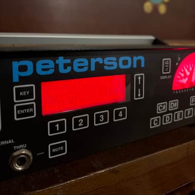 Peterson AutoStrobe Stretch 490-ST Tuner w/Original Carrying Case image 9